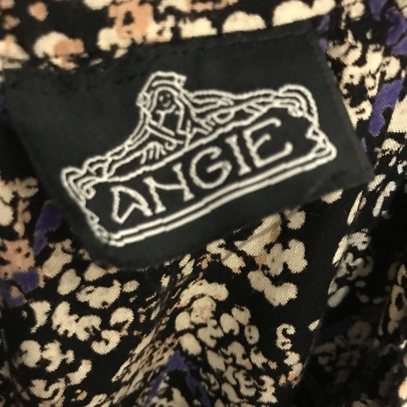 Angie Black | Tan | Purple Strapless Romper Sz-Small - Picture 11 of 11